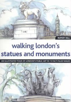 Paperback Walking Londons Statues and Monuments Book