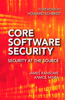 Paperback Core Software Security: Security at the Source Book