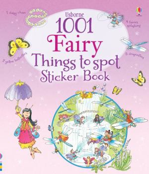 1001 Fairy Things to Spot Sticker Book - Book  of the Usborne 1001 Things to Spot