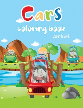 Paperback Cars Coloring Book for Kids: Fun Children's Coloring Book for Toddlers & Kids, Cars, Trucks, Tractors, Trains, Planes & More Book