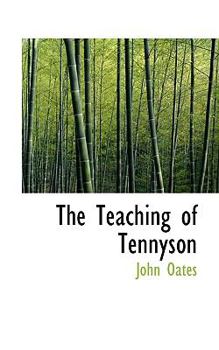 Hardcover The Teaching of Tennyson Book