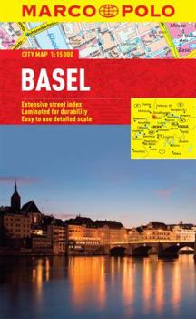 Map Basel Marco Polo Laminated City Map Book