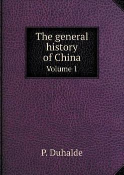 Paperback The general history of China Volume 1 Book
