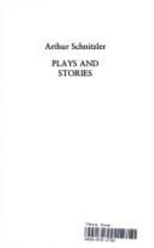 Paperback Plays and Stories: Arthur Schnitzler Book