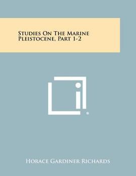 Paperback Studies on the Marine Pleistocene, Part 1-2 Book