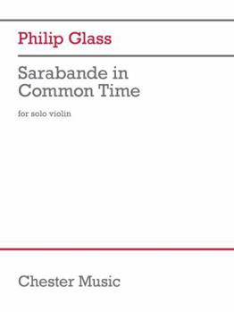 Sarabande in Common Time: for Solo Violin