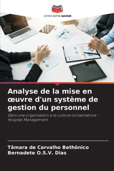 Paperback Analyse de la mise en oeuvre d'un système de gestion du personnel [French] Book