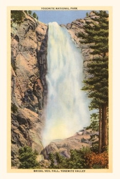 Paperback The Vintage Journal Bridal Veil Falls, Yosemite, California Book