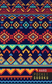 Pocket Sudoku Hard: 158 Hard Sudoku Puzzles with Solutions - Pocket Sudoku Puzzle Books - Large Print Sudoku Puzzle Books For Adults - Sudoku For Seniors - Travel Size - Boho Patterns