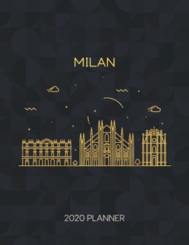 Paperback Milan 2020 Planner: Weekly & Daily - Dated With To Do Notes And Inspirational Quotes Book