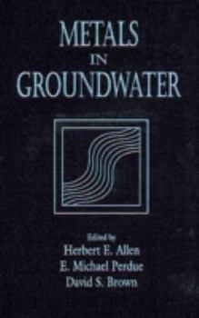 Hardcover Metals in Groundwater Book