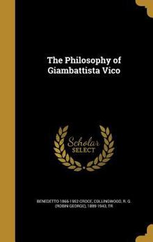 Hardcover The Philosophy of Giambattista Vico Book