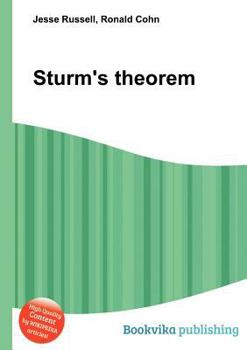 Paperback Sturm's Theorem Book