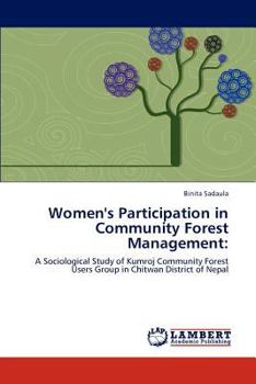 Paperback Women's Participation in Community Forest Management Book