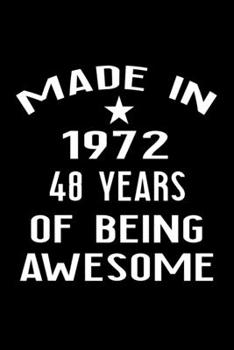 Paperback Made in 1972: 48 Year Old Birthday Gift for Men and Women Book