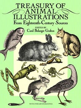 Paperback Treasury of Animal Illustrations: From Eighteenth-Century Sources Book