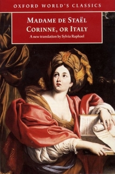 Paperback Corinne, or Italy Book