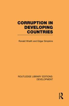 Paperback Corruption in Developing Countries Book