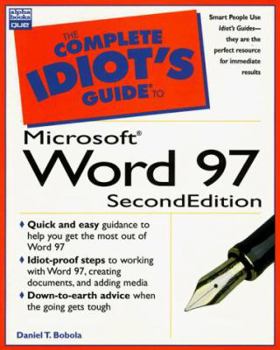 Paperback The Complete Idiot's Guide to Word 97 Book