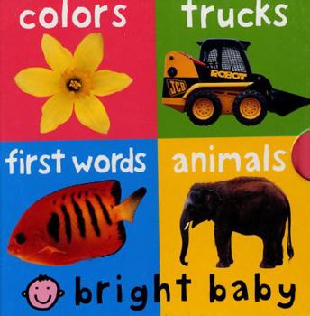 Paperback Bright Baby, 4 Copy Slipcase: Includes First Words, Animals, Colors, Trucks Book