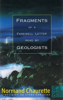 Paperback Fragments of a Farewell Letter Read by Geologists Book