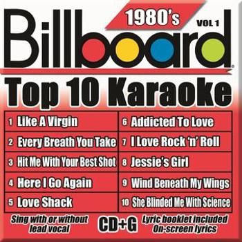 Music - CD Billboard Top-10 Karaoke - 1980's Vol. 1 (10+10-so Book