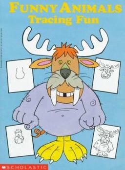 Paperback Funny Animals Tracing Fun Book