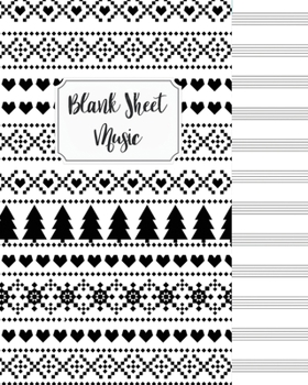 Blank Sheet Music Composition Manuscript Staff Paper Art Music Christmas Notebook Birthday Gift: Sheet Music Notebook / Journal Gift, 100 Pages, 8x10, Soft Cover, Matte Finish