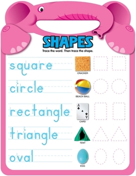 Board book Shapes Shaped Write and Erase Board Book