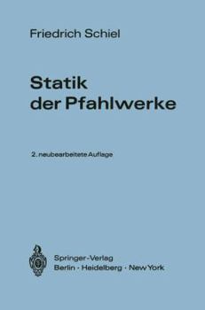 Paperback Statik Der Pfahlwerke [German] Book