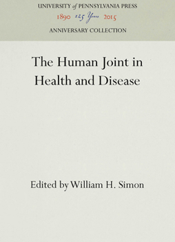 Hardcover The Human Joint in Health and Disease Book