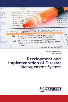 Paperback Development and Implementation of Disaster Management System Book