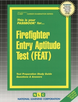 Spiral-bound Firefighter Entry Aptitude Test (Feat) Book