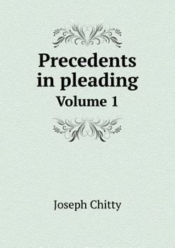 Paperback Precedents in pleading Volume 1 Book