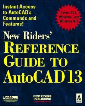 Paperback New Riders' Reference Guide to AutoCAD 13 Book