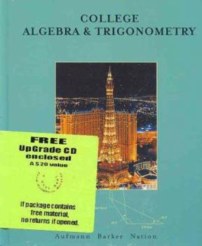 Hardcover College Algebra and Trigonometry with Upgrade CD-ROM Fourth Edition Book