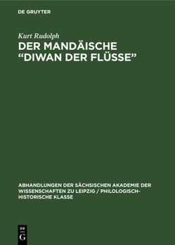 Hardcover Der Mandäische "Diwan der Flüsse" [German] Book