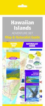 Paperback Hawaiian Islands Adventure Set: Map & Naturalist Guide [With Map and Charts] Book
