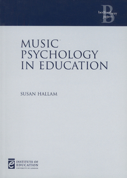 Paperback Music Psychology in Education Book