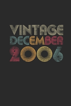 Vintage December 2006: Dotted Bullet Notebook – 13 years old Birthday Gift or 13th Anniversary Gift Idea