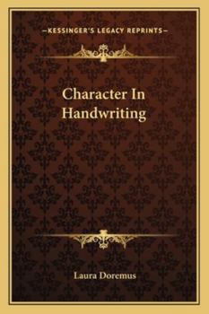 Paperback Character In Handwriting Book