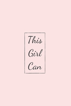 Paperback This Girl Can Feminist Notebook (A5 sized): 6 x 9, 90 Pages, Ruled, Female Empowerment Gag Gift, funny, cute, Empowering Diary, Feminism Journal Perfe Book