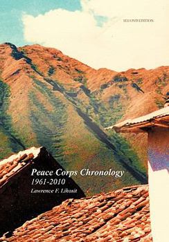 Paperback Peace Corps Chronology; 1961-2010 Book