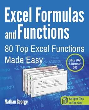 Paperback Excel Formulas and Functions: 80 Top Excel Functions Made Easy Book