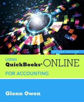 Paperback Using QuickBooks Online for Accounting (with Online, 6 Month Printed Access Card) Book