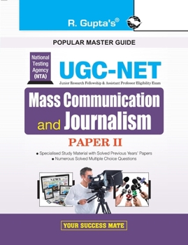 Paperback Nta-Ugc-Net: Mass Communication and Journalism (Paper II) Exam Guide Book
