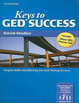 Paperback Keys to GED Success: Social Studies Book
