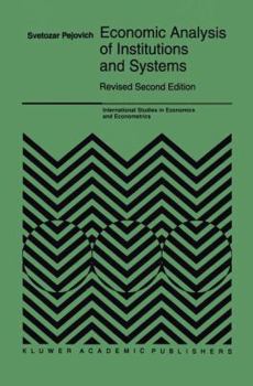 Paperback Economic Analysis of Institutions and Systems Book