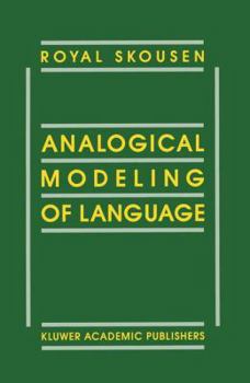 Hardcover Analogical Modeling of Language Book