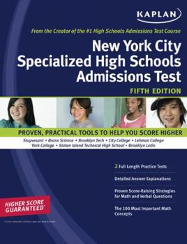 Paperback Kaplan New York City Specialized High Schools Admissions Test: Advanced Prep for Advanced Students Book